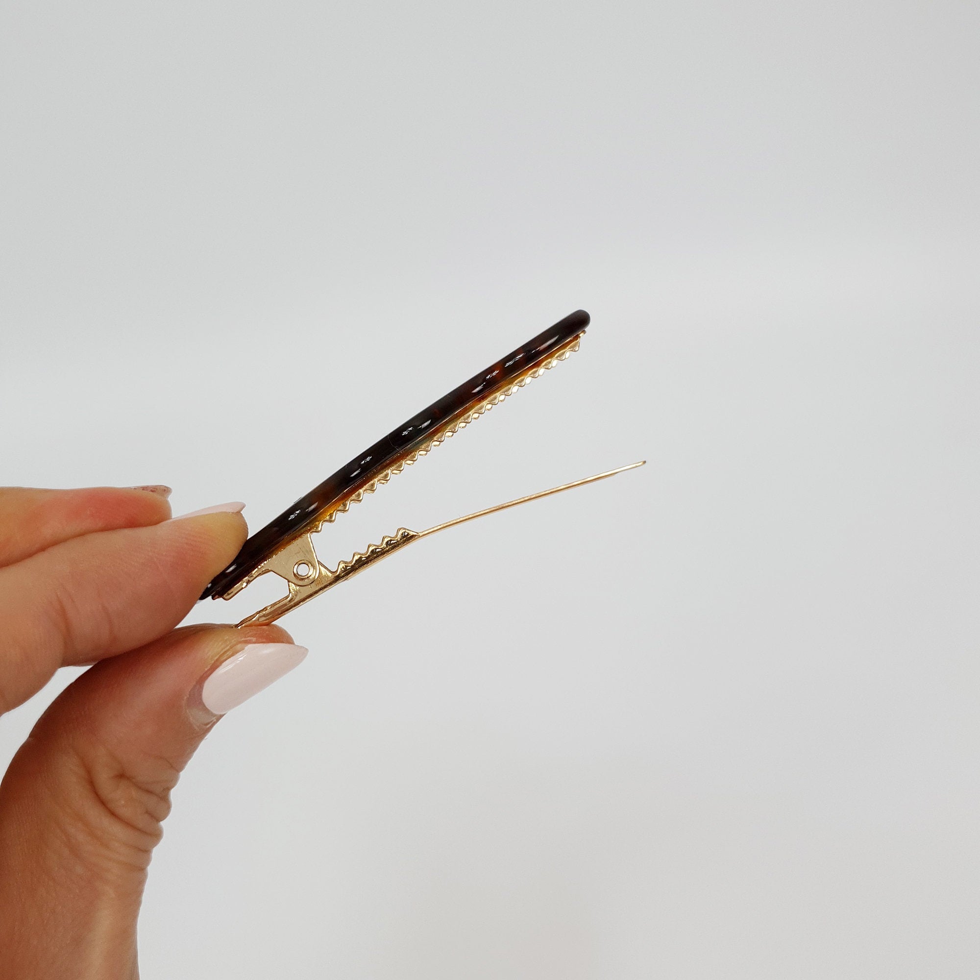 Leopard Marble Wave Hair Claw Clip (2.6 Inch) / Tortoise Shell French Hair Pin / Alligator Hair Clip for Woman