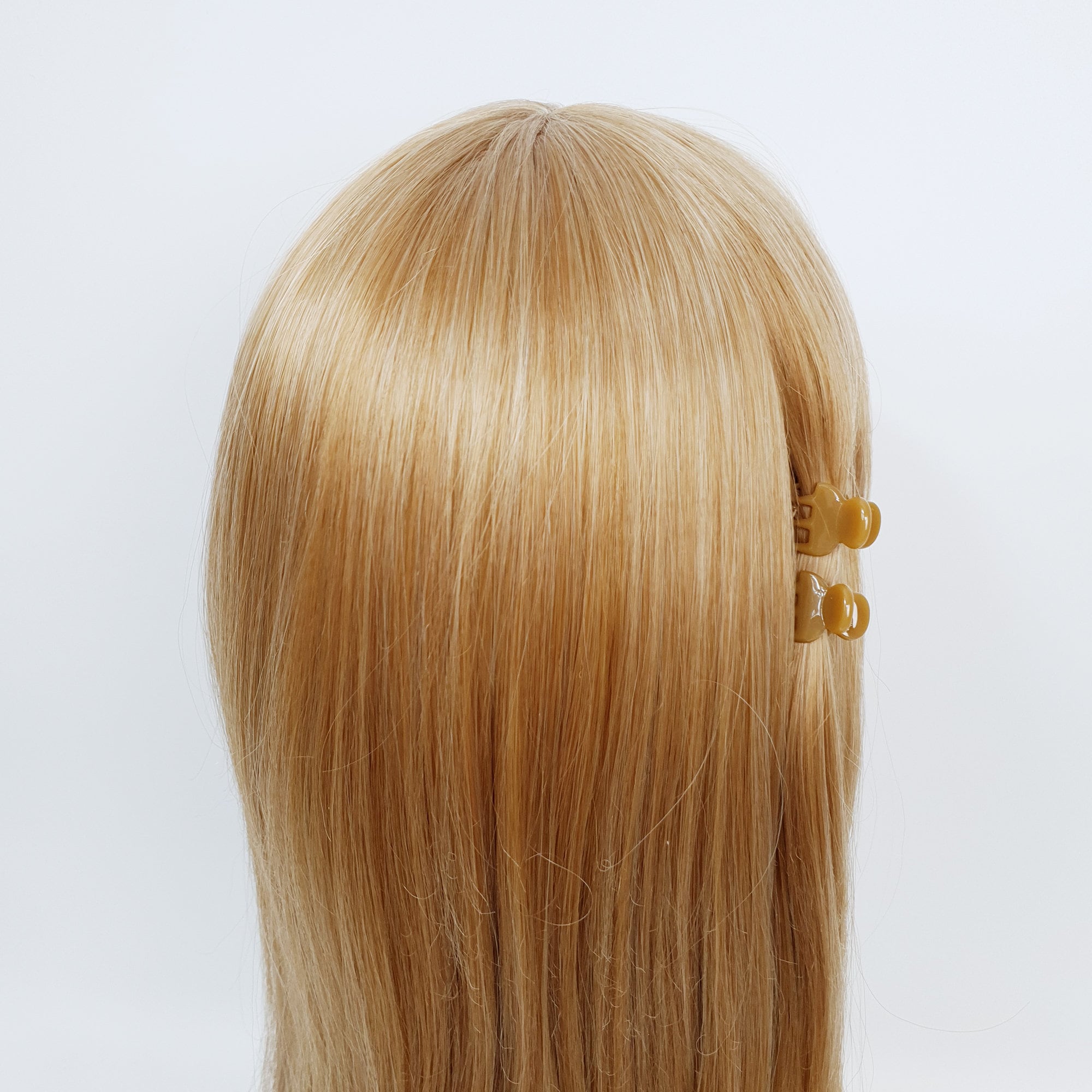 Pure Color Mini Hair Clips (2 pieces 1 set) / Tortoise Shell French Hair Pin / Hair Accessory for Woman / French Barrette for Girls