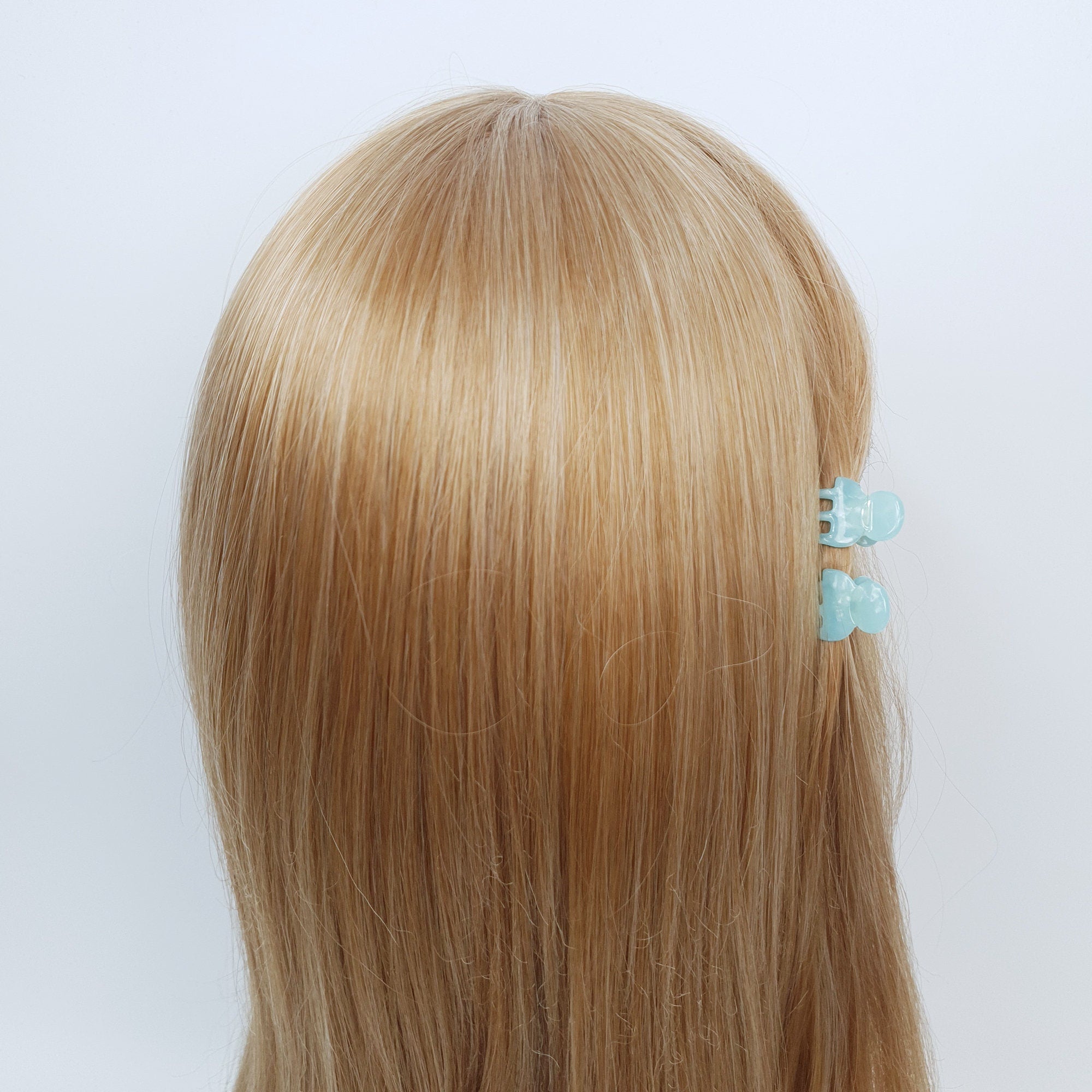 Pure Color Mini Hair Clips (2 pieces 1 set) / Tortoise Shell French Hair Pin / Hair Accessory for Woman / French Barrette for Girls