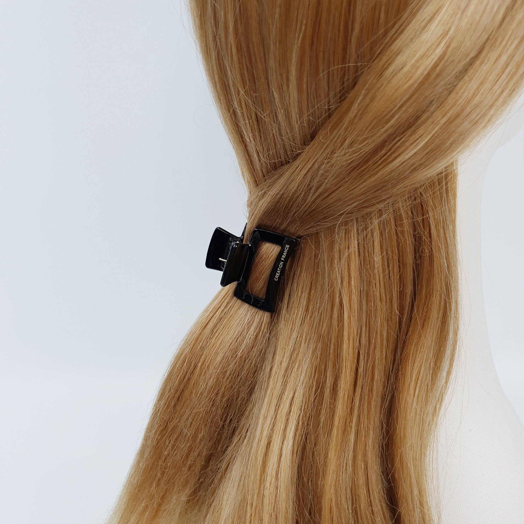 Pure Color Simple Square Mini Hair Claw Clip / Simple Small French Pin / Hair Barrette for Woman