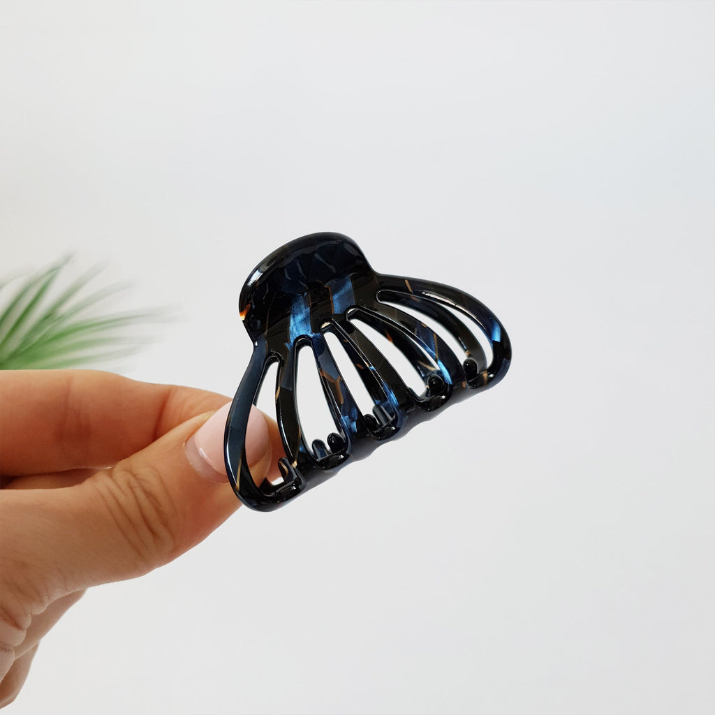 Leopard Judy Square Medium Hair Claw Clip / Tortoise Shell French Hair Pin / Hair Accessory for Woman
