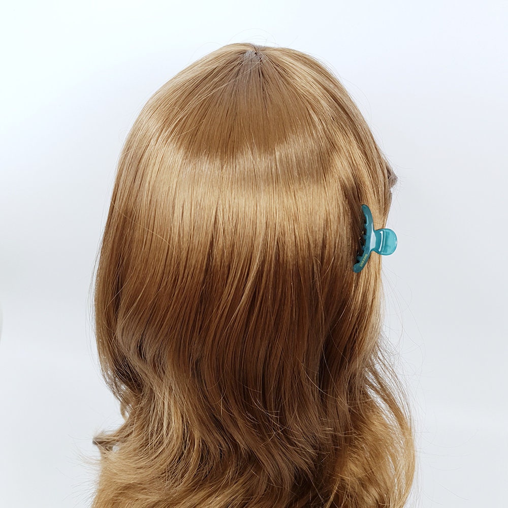 Pure Color Extra Mini Hair Clips (1.6 Inch) / Cute Small Hair Claw Clip / Hair Barrette for Woman / Octopus Hair Clip