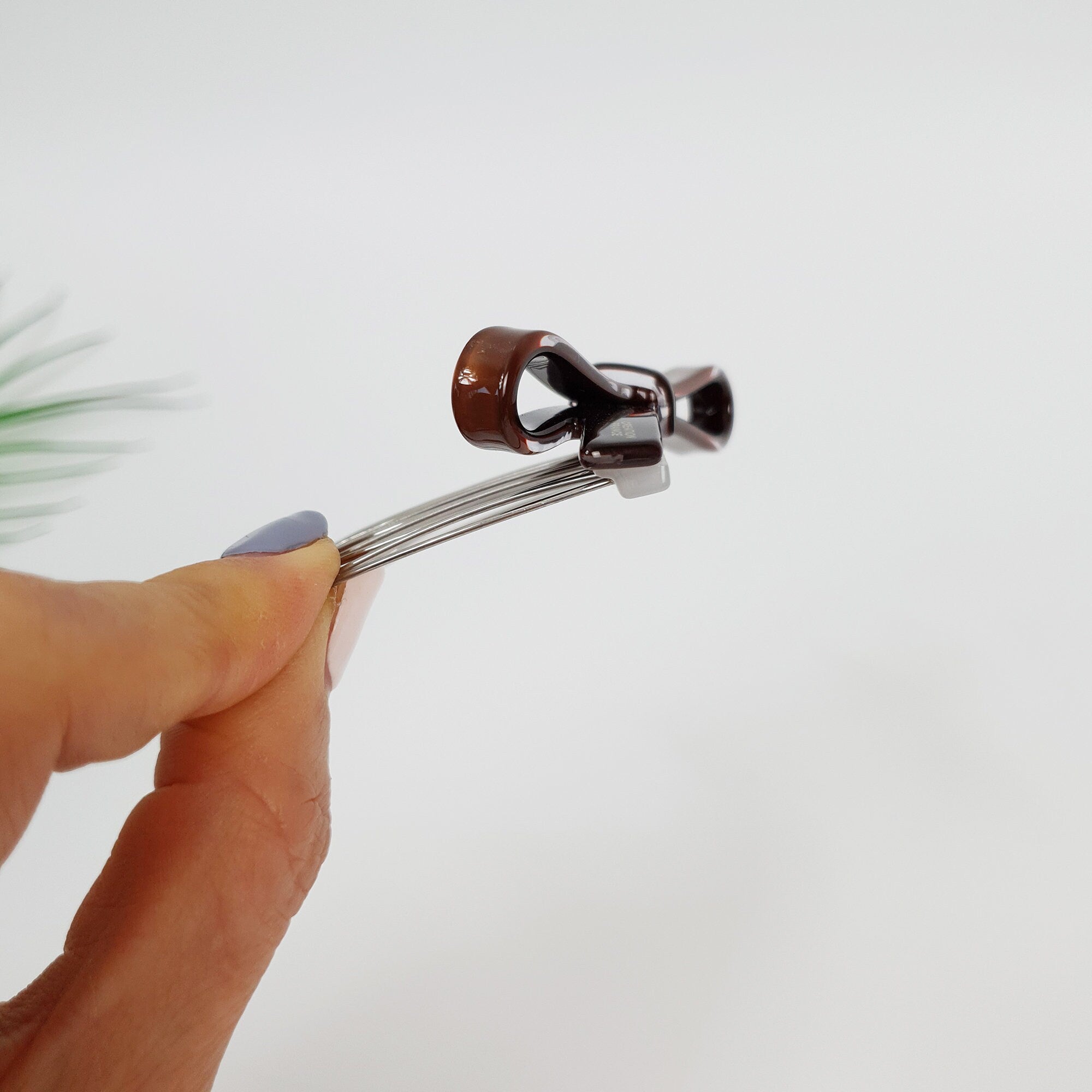 Pure Color Simple Ribbon Non-slip Hair Comb Pin (2.8 Inch) / Cute French Hair Pin / Hair Fork for Woman