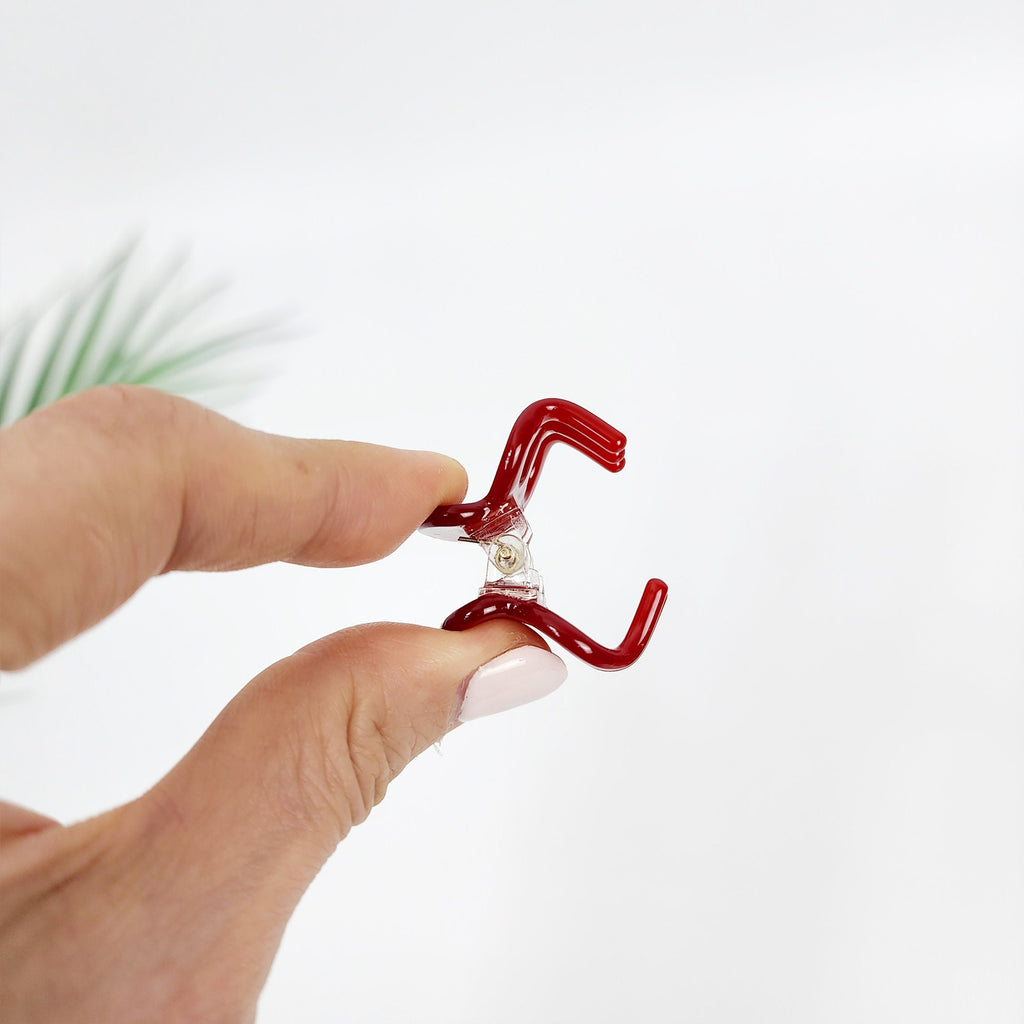 Pure Color Small Hair Claw Clip (0.8 Inch) / Cute French Hair Pin / Hair Accessory for Woman / French Barrette