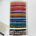 Slim Simple Line Hair Barrette (4.1 Inch) / Elegance Vivid Color Hair Pin / Hair Accessory for Woman / Automatic Hair Clip