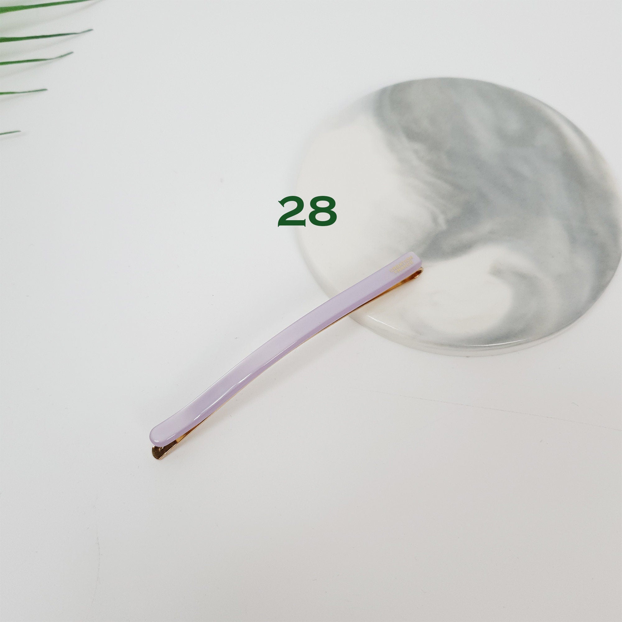 Tortoise Shell Long Bobby Pin (3.5 Inch) / Simple Line Leopard French Hair Pin / Hair Accessory for Woman / Snap Clip for Thin Hair