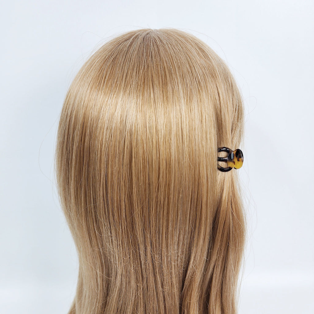 Cellulose Cutie Flower Hair Clips (1.2 Inch) / Cute Mini Hair Pin / Hair Accessory for Woman / Small Octopus Hair Clip