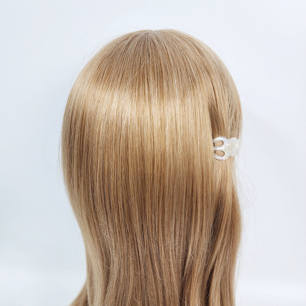 Cellulose Cutie Flower Hair Clips (1.2 Inch) / Cute Mini Hair Pin / Hair Accessory for Woman / Small Octopus Hair Clip