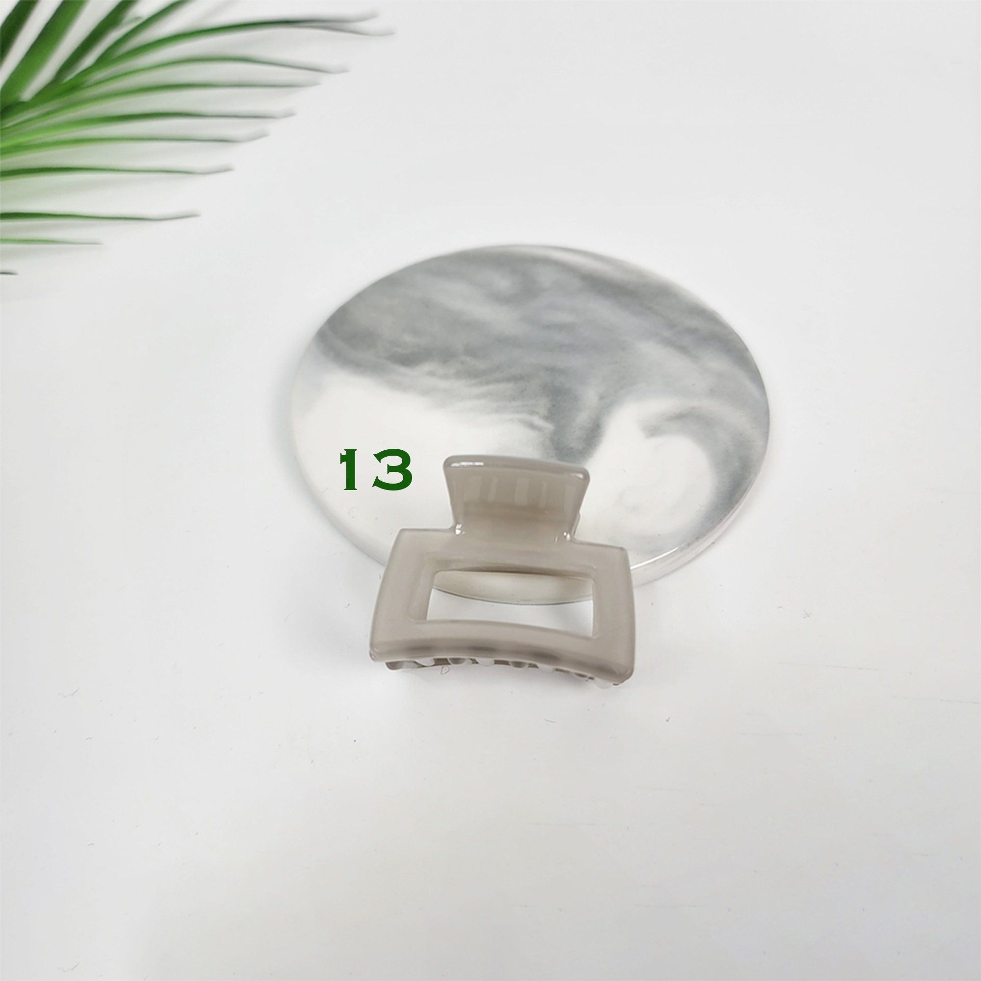 Pure Color Simple Square Mini Hair Claw Clip / Simple Small French Pin / Hair Barrette for Woman