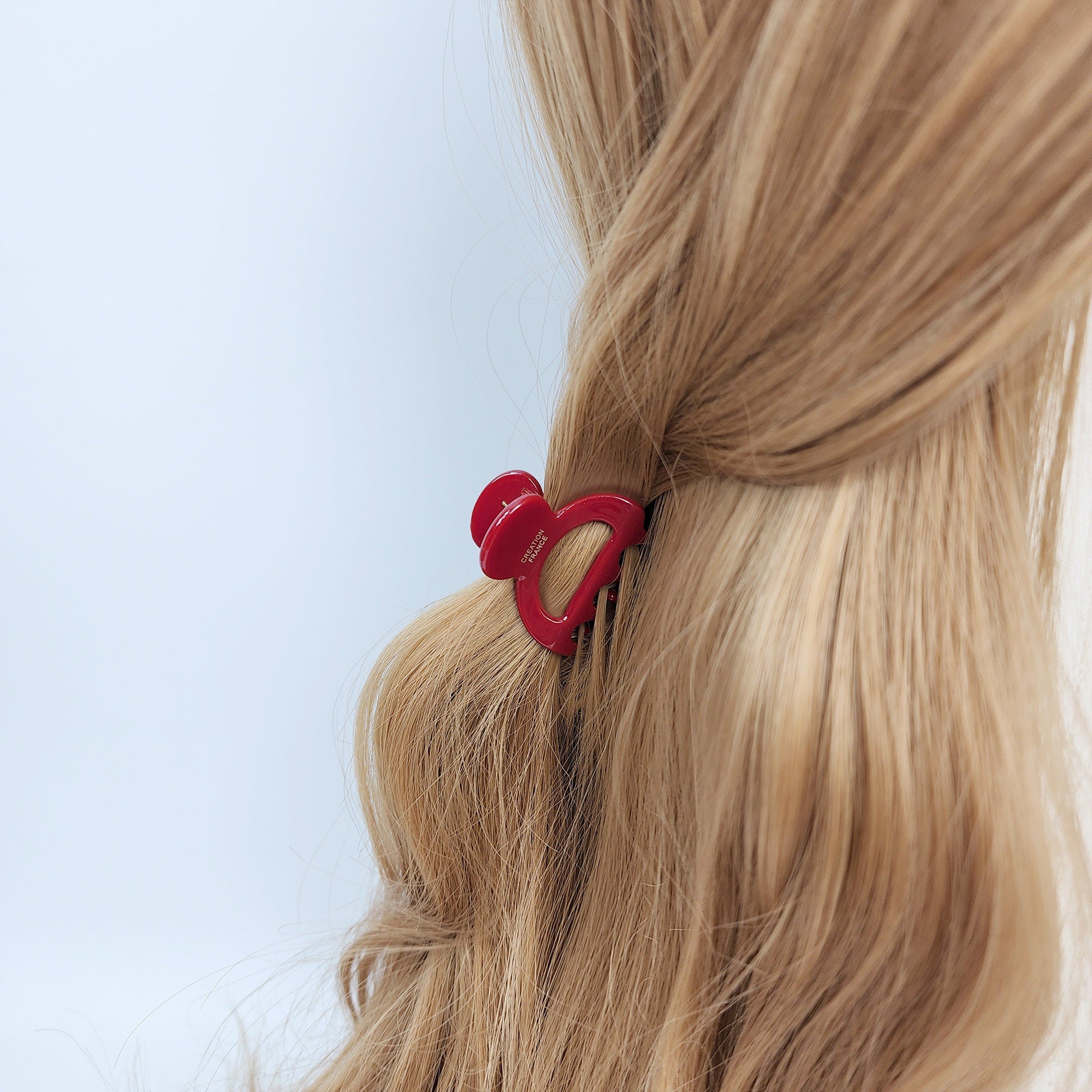 Arch Mini Hair Claw Clip / Tortoise Shell French Hair Pin / Hair Accessory for Woman / Small French Barrette