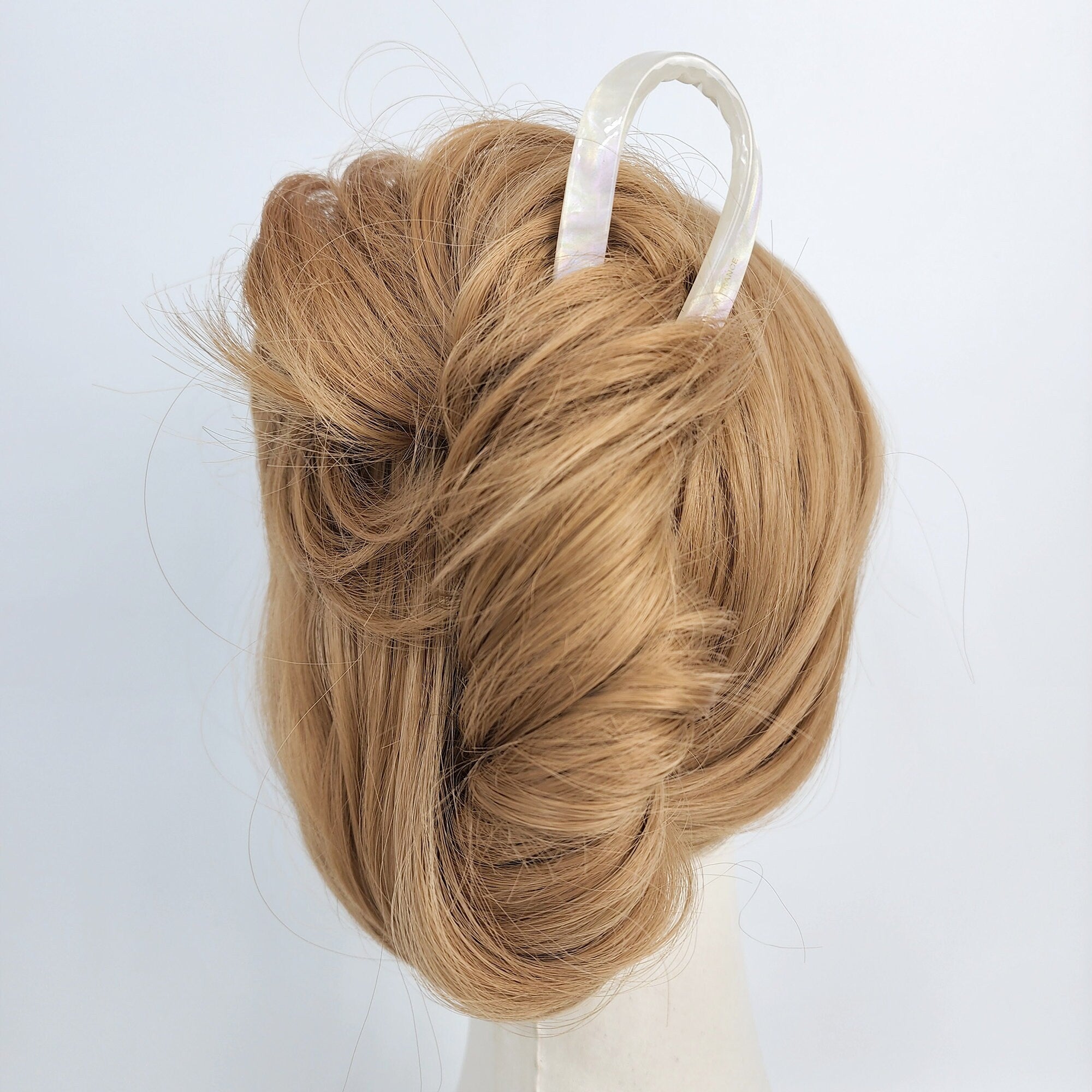 Water Drop U Shape Big Hair Stick / Tortoise Shell French Hair Pin / Hair Fork for Thick Hair