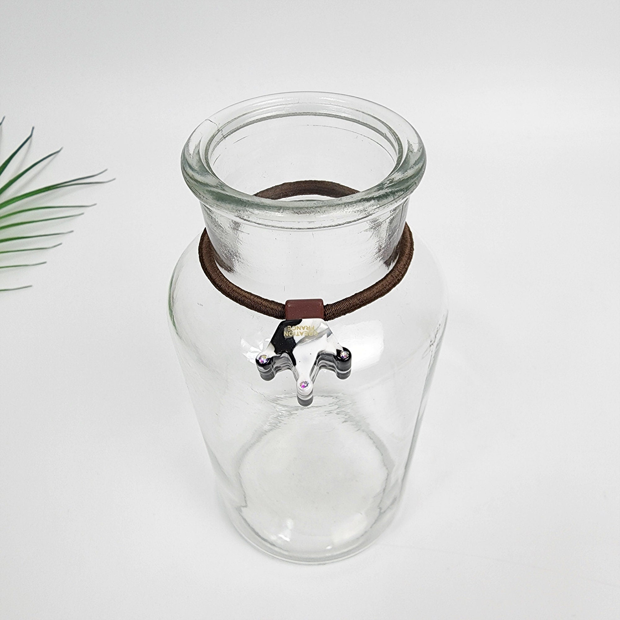 Leopard Marble Mini Crown Hair Tie with Cubic / Pure Color Simple Ponytail Holder / Hair Accessory for Woman / French Hair Pin