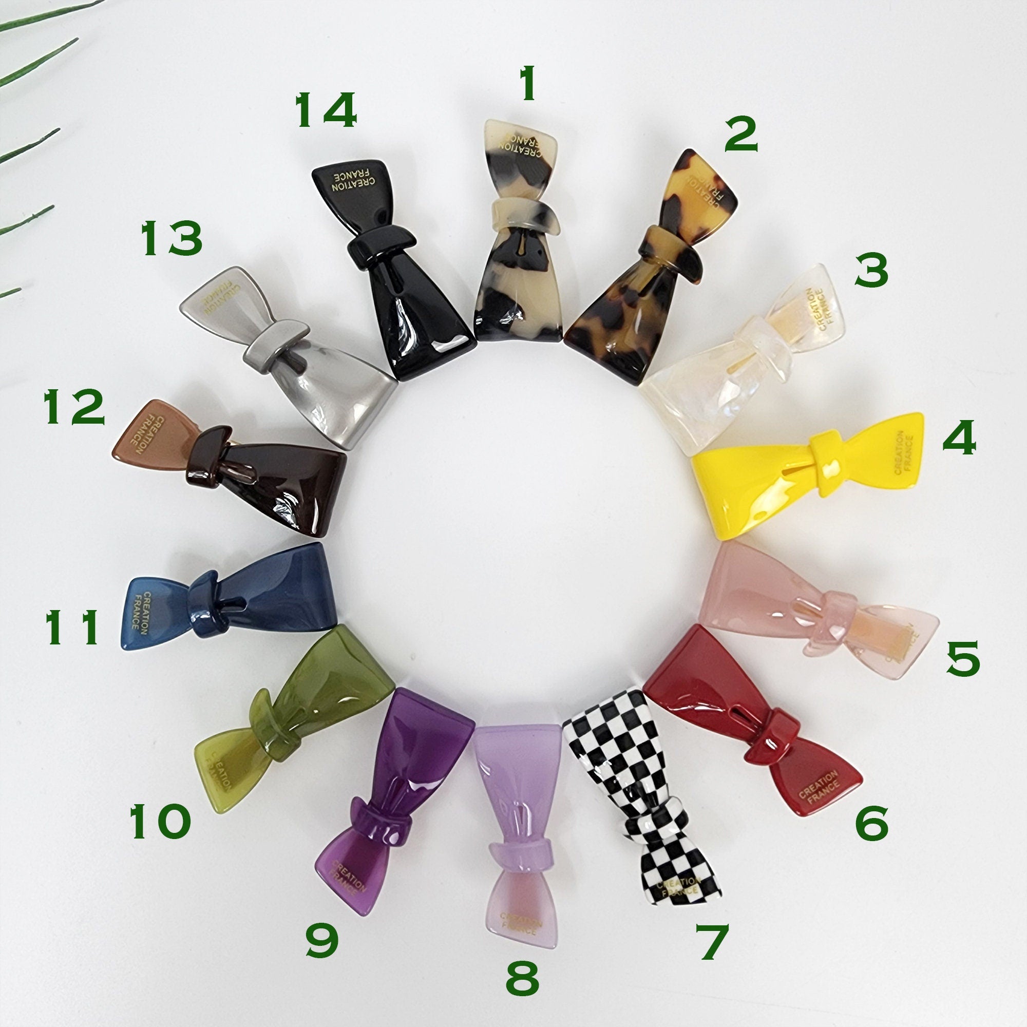 Leopard Mini Ribbon Small Hair Clip (1.6 Inch) / Tortoise Shell Mini French Hair Pin / Hair Barrette for Woman