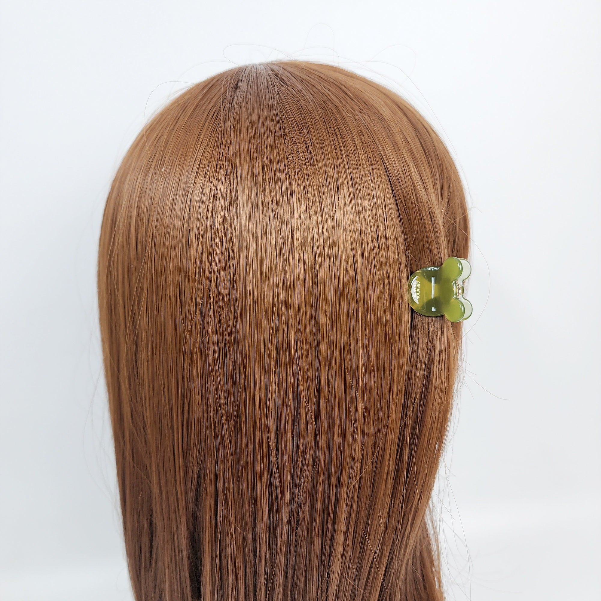 Cute Puppy Mini Claw Clip (0.8 Inch) / Tortoise Shell Small French Hair Pin / Hair Accessory for Woman