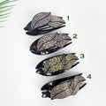 Leaf Shape Big Clip Hair Claw with Cubic / Tortoise Shell Hair Comb Barrette / Clincher Comb Hair Accessory