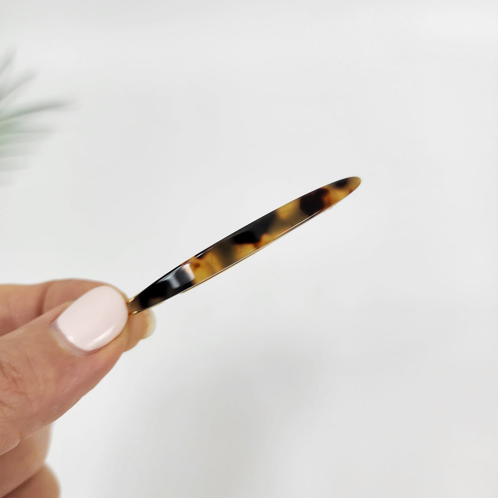 Raurence Oval Slim Long Bobby Pin (2.2 Inch) / Luxurious French Hair Pin / Hair Accessory for Woman / Snap Pin for Thin Hair