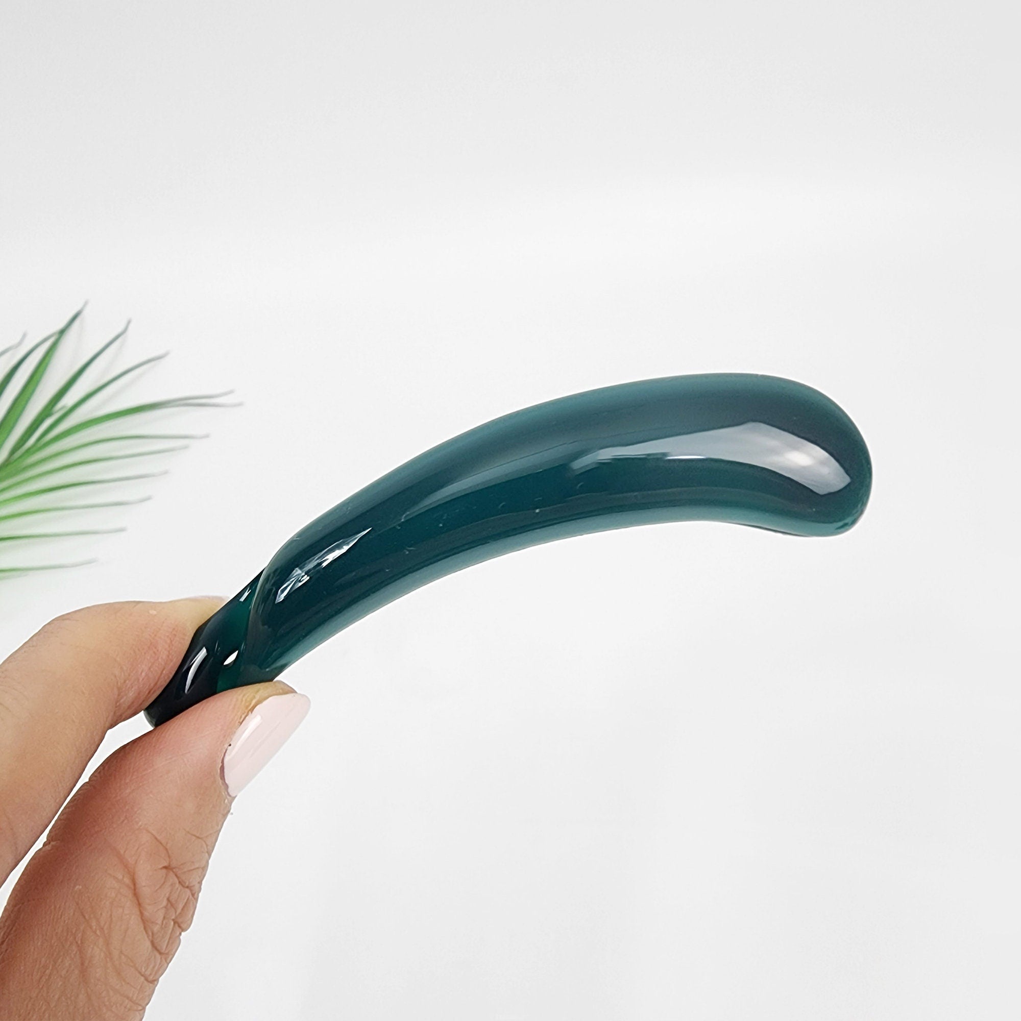 Pure Color Round Banana Clip (3.8 Inch) / Colorful Hair Comb Barrette / Clincher Comb Hair Accessory