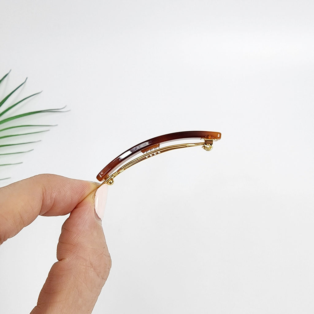 Laurence Curved Line Bobby Pin (2.0 Inch) / Luxurious Small French Hair Pin / Hair Accessory for Woman / Mini Hair Clips