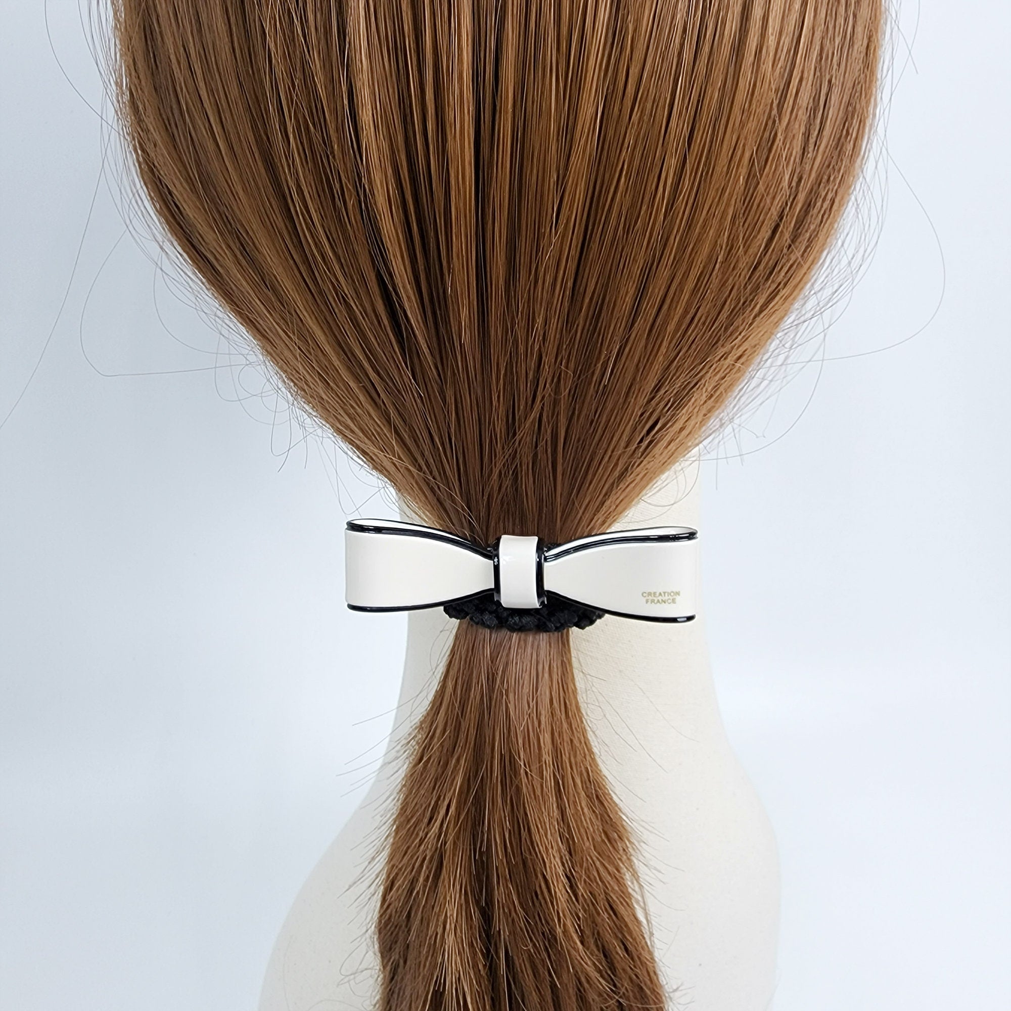 Pastel Color Line Ribbon Bold Twist Hair Tie / Pure Color Simple Ponytail Holder / Hair Accessory for Woman / French Hair Pin