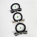 Pastel Color Line Ribbon Bold Twist Hair Tie / Pure Color Simple Ponytail Holder / Hair Accessory for Woman / French Hair Pin