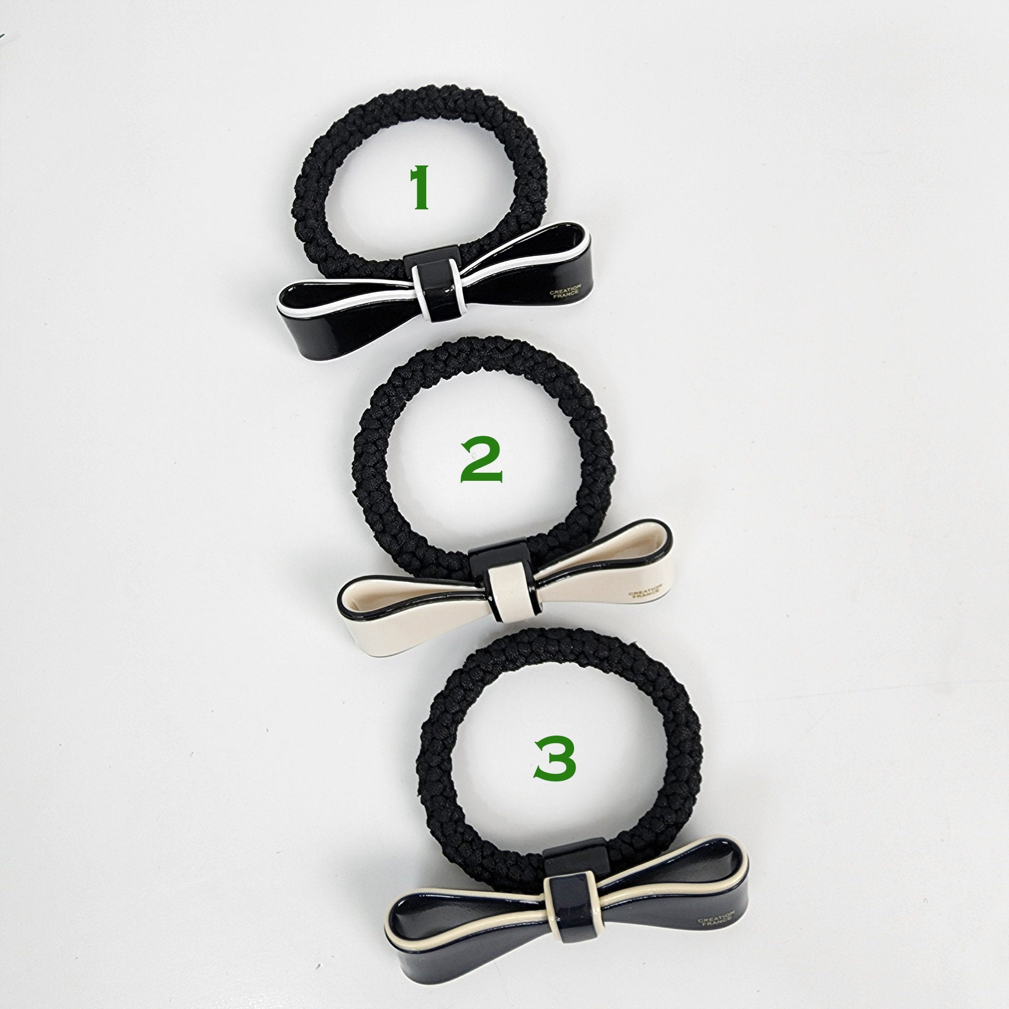 Pastel Color Line Ribbon Bold Twist Hair Tie / Pure Color Simple Ponytail Holder / Hair Accessory for Woman / French Hair Pin
