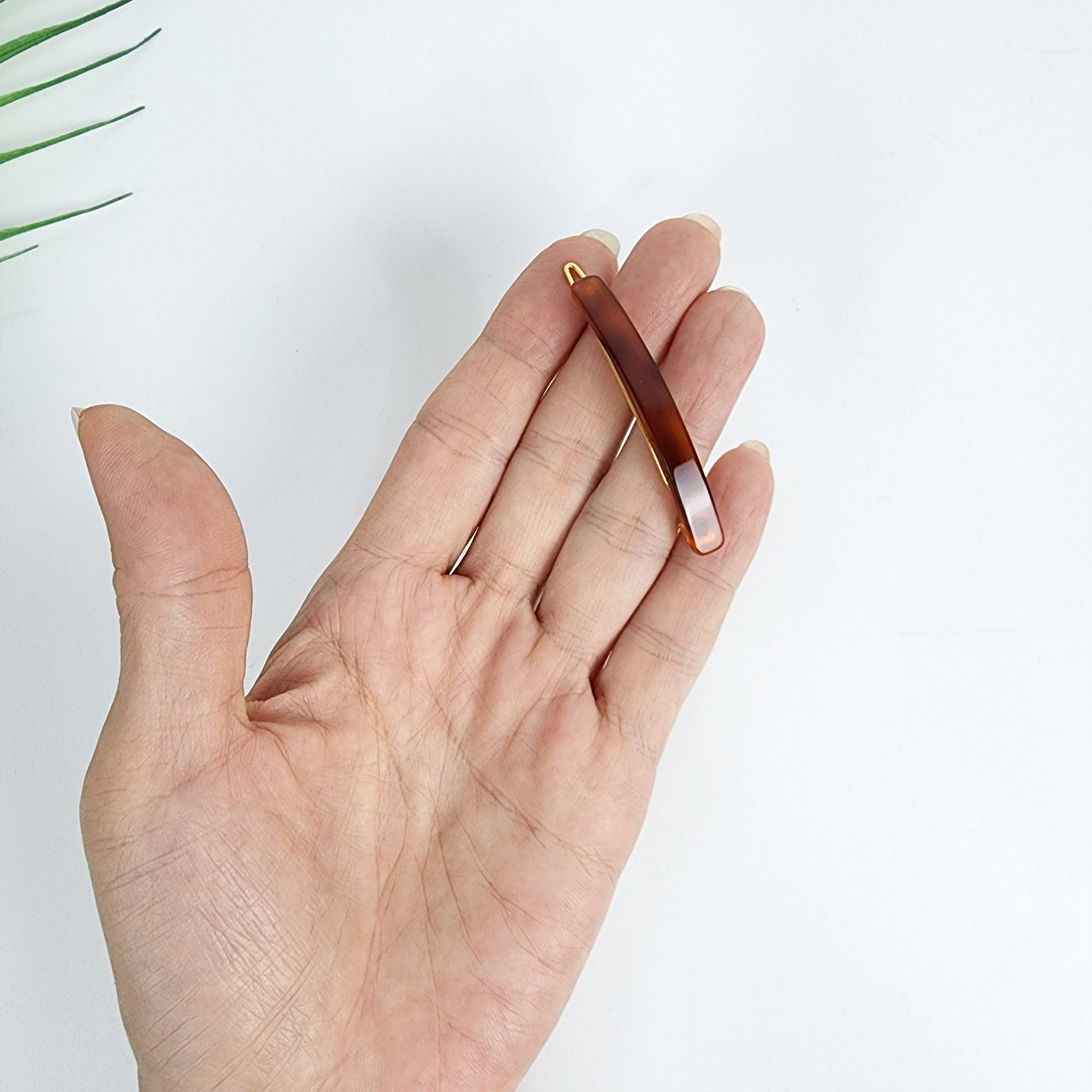 Laurence Curved Line Bobby Pin (2.0 Inch) / Luxurious Small French Hair Pin / Hair Accessory for Woman / Mini Hair Clips