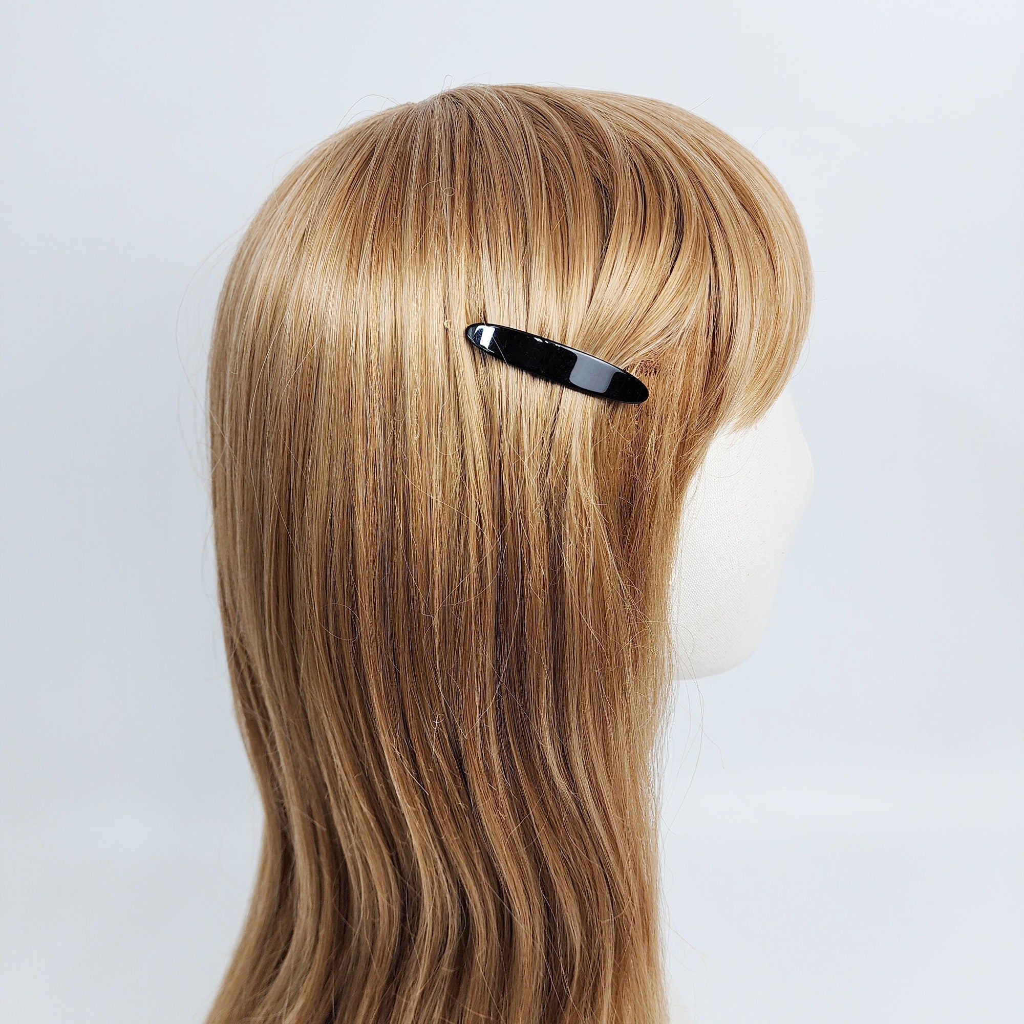 Laurence Round Oval Mini Bobby Pin (2.0 Inch) / Luxurious Small French Hair Pin / Hair Accessory for Woman / Mini Hair Clips