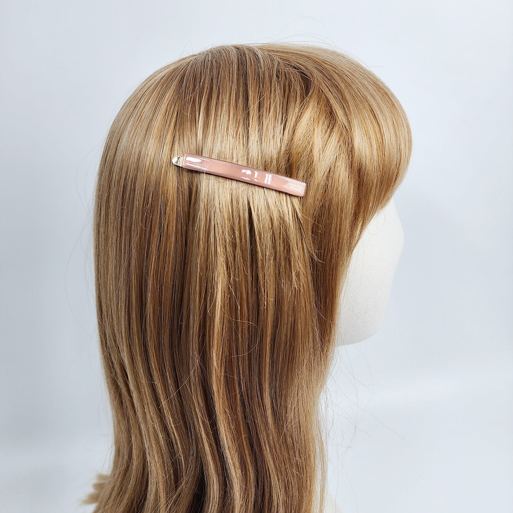 Leopard Pure Color Bobby Pin (2.4 Inch) / Simple Tortoise Shell French Hair Pin / Hair Accessory for Woman / Snap Clip for Girls