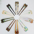 U Shape Cat Shape Big Size Hair Stick / Tortoise Shell French Hair Pin / Hair Fork for Thick Hair