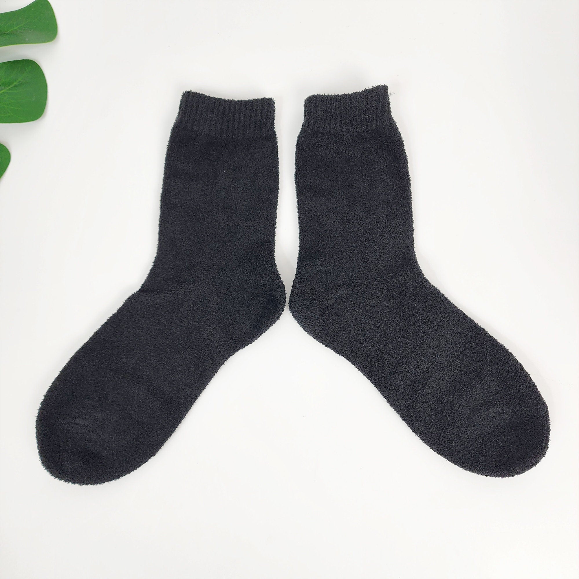Cozy Fuzzy Socks | Crew Microfiber Warm | Korean Socks | Winter Gift for Her