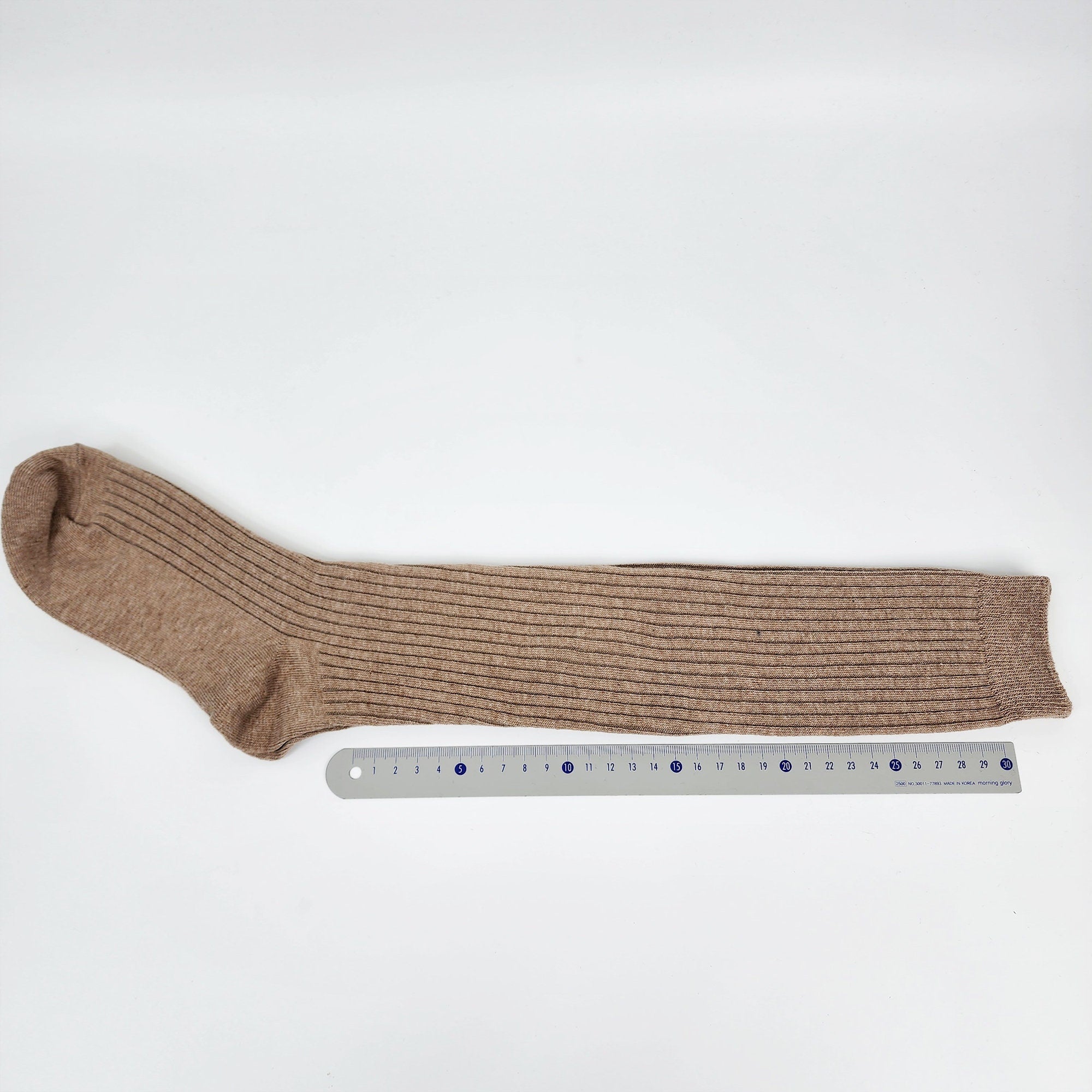 Knee High Socks | Ribbed Cotton Boot Cuffs | Korean Socks | School Uniform Cozy Gift