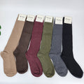 Knee High Socks | Ribbed Cotton Boot Cuffs | Korean Socks | School Uniform Cozy Gift