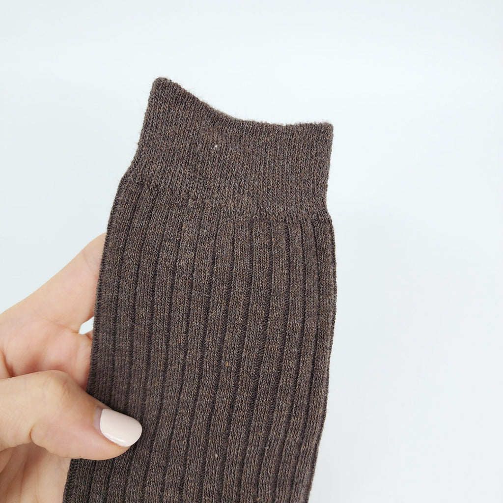 Knee High Socks | Ribbed Cotton Boot Cuffs | Korean Socks | School Uniform Cozy Gift