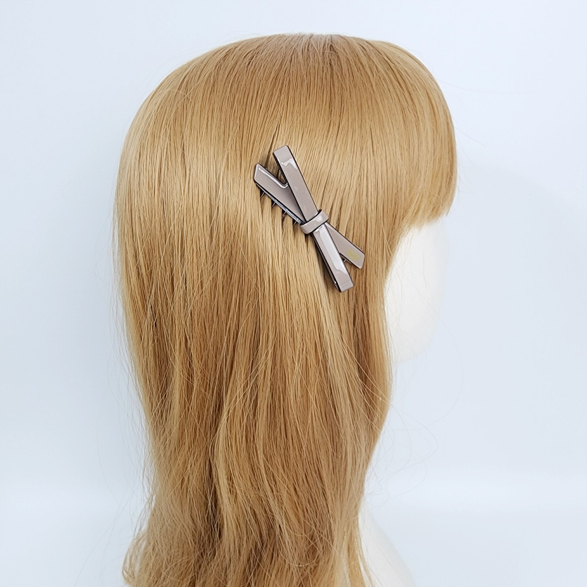 Pastel Color Simple Ribbon Hair Comb Pin (2.8 Inch) / Simple French Hair Pin / Hair Fork for Woman