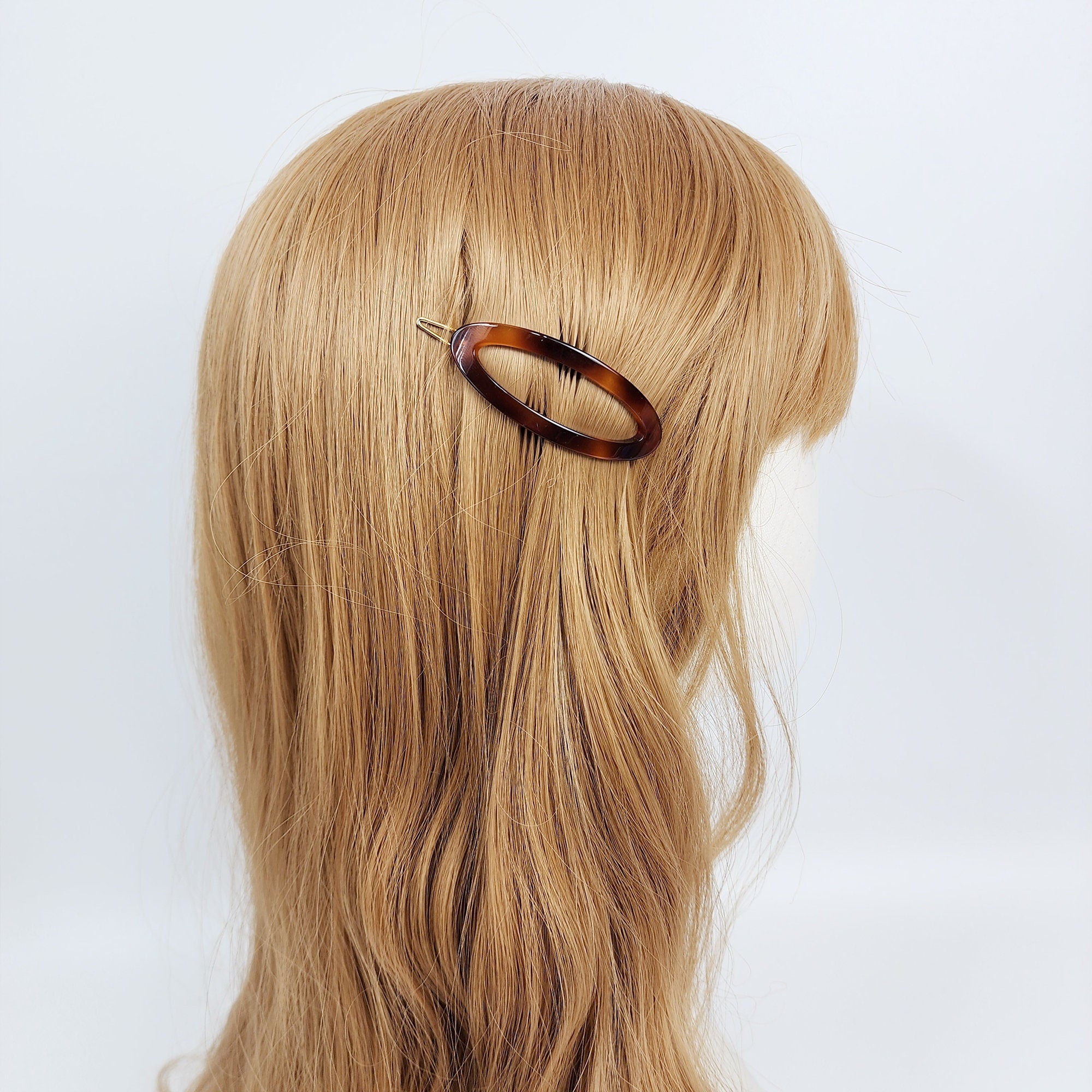 Laurence Oval RIng Bobby Pin (2.4 Inch) / Luxurious Small French Hair Pin / Hair Accessory for Woman / Mini Hair Clips