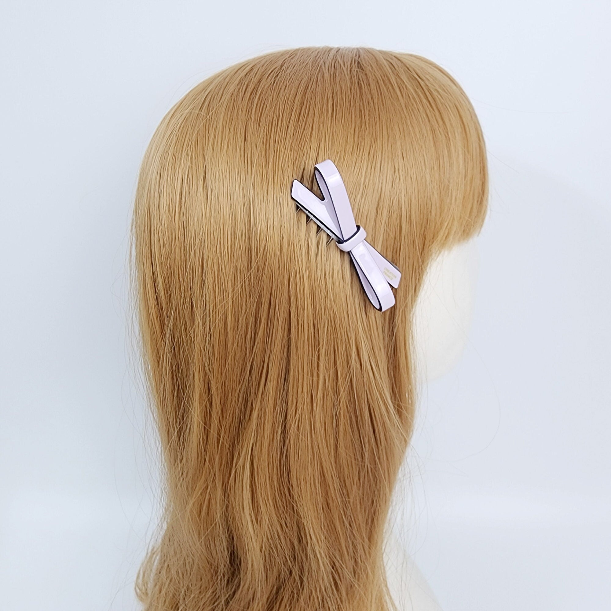 Pastel Color Simple Ribbon Hair Comb Pin (2.8 Inch) / Simple French Hair Pin / Hair Fork for Woman