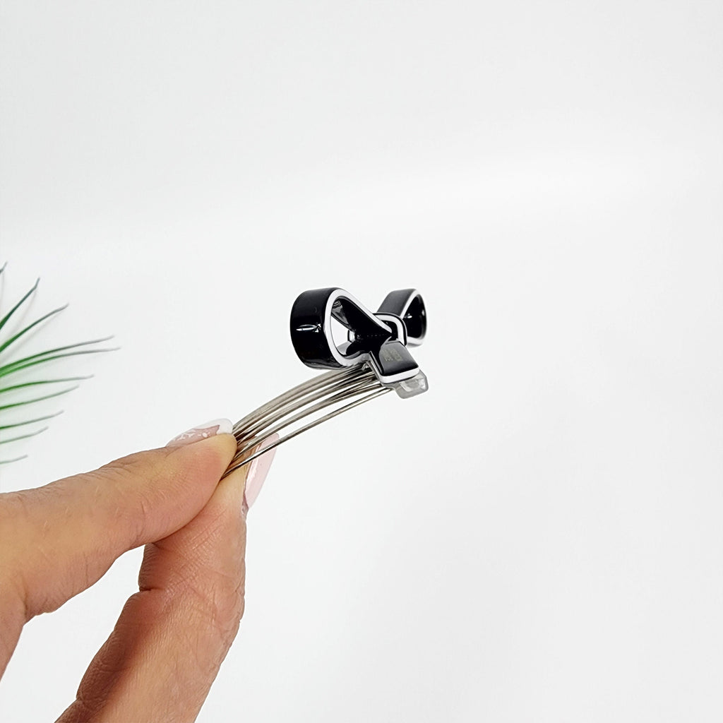 Pastel Color Simple Ribbon Hair Comb Pin (2.8 Inch) / Simple French Hair Pin / Hair Fork for Woman