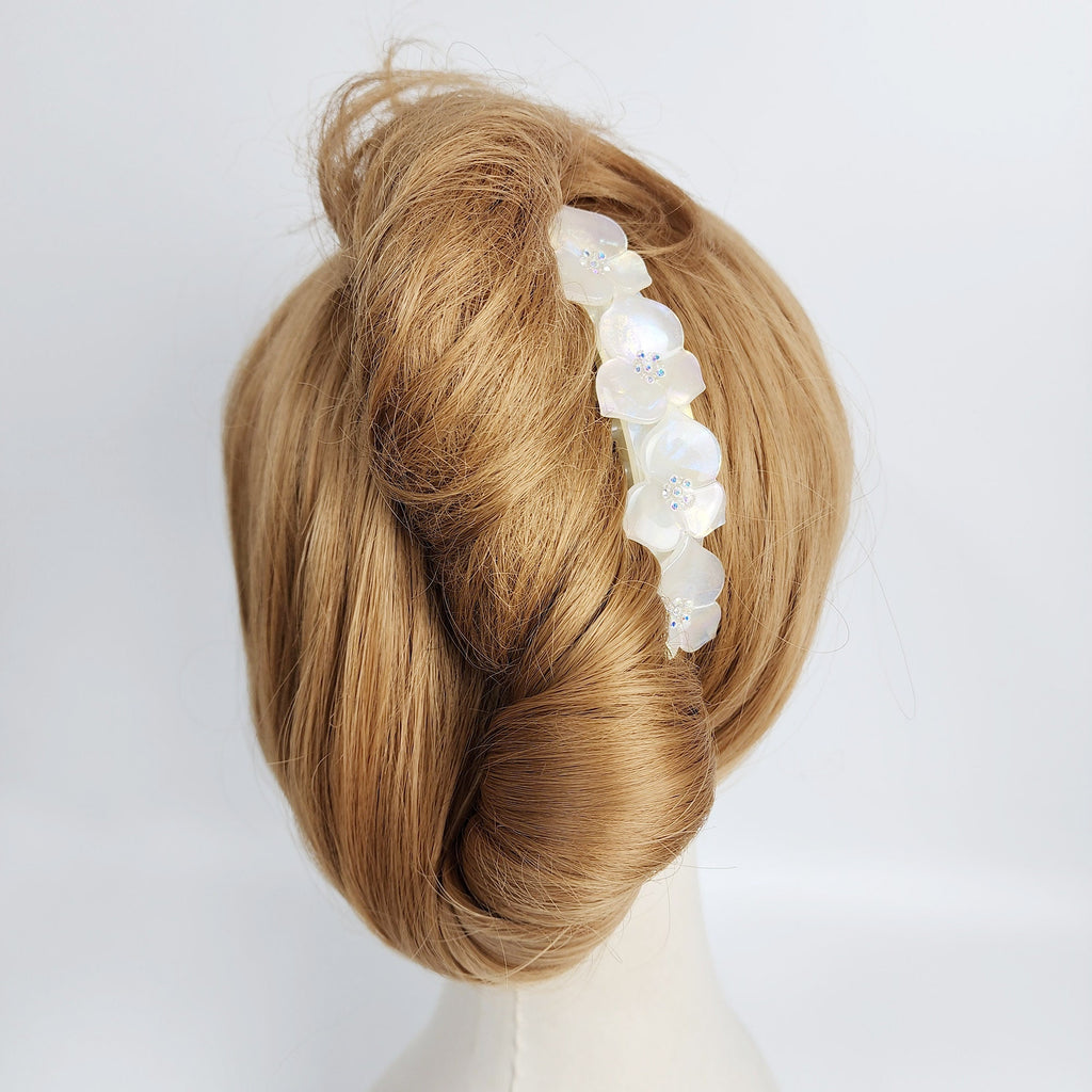 Big Blossom Long Leg Non-slip Hair Comb Pin with Cubic (4.3 Inch) / Luxurious French Hair Pin / Hair Fork for Woman