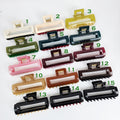 Leopard Metal Wire Long Square Big Size Hair Claw Clip (4.7 Inch) / Luxurious French Hair Pin / Hair Accessory for Woman / Jumbo Hair Clip