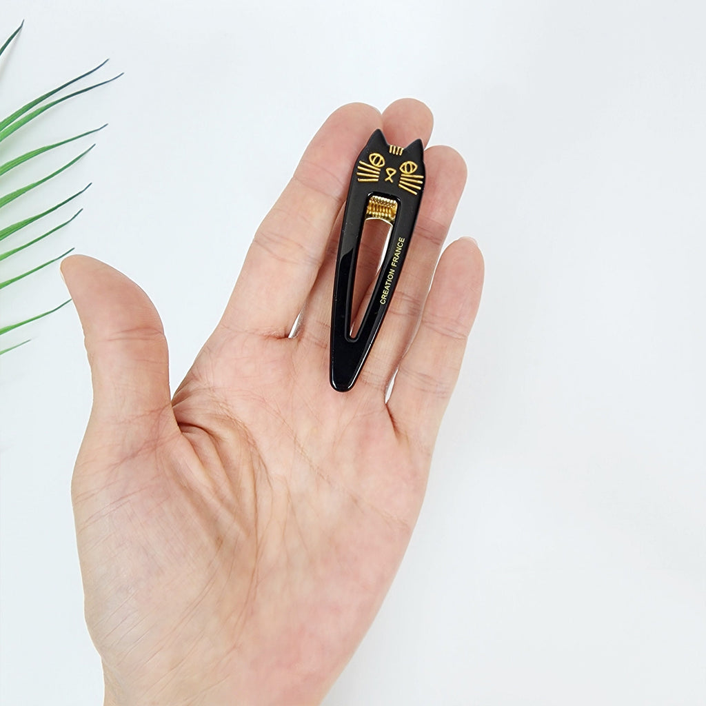 Cute Cat Hair Claw Clip (2.8 Inch) / Cute French Hair Pin / Alligator Hair Clip for Woman / Mini French Barrette for Girls