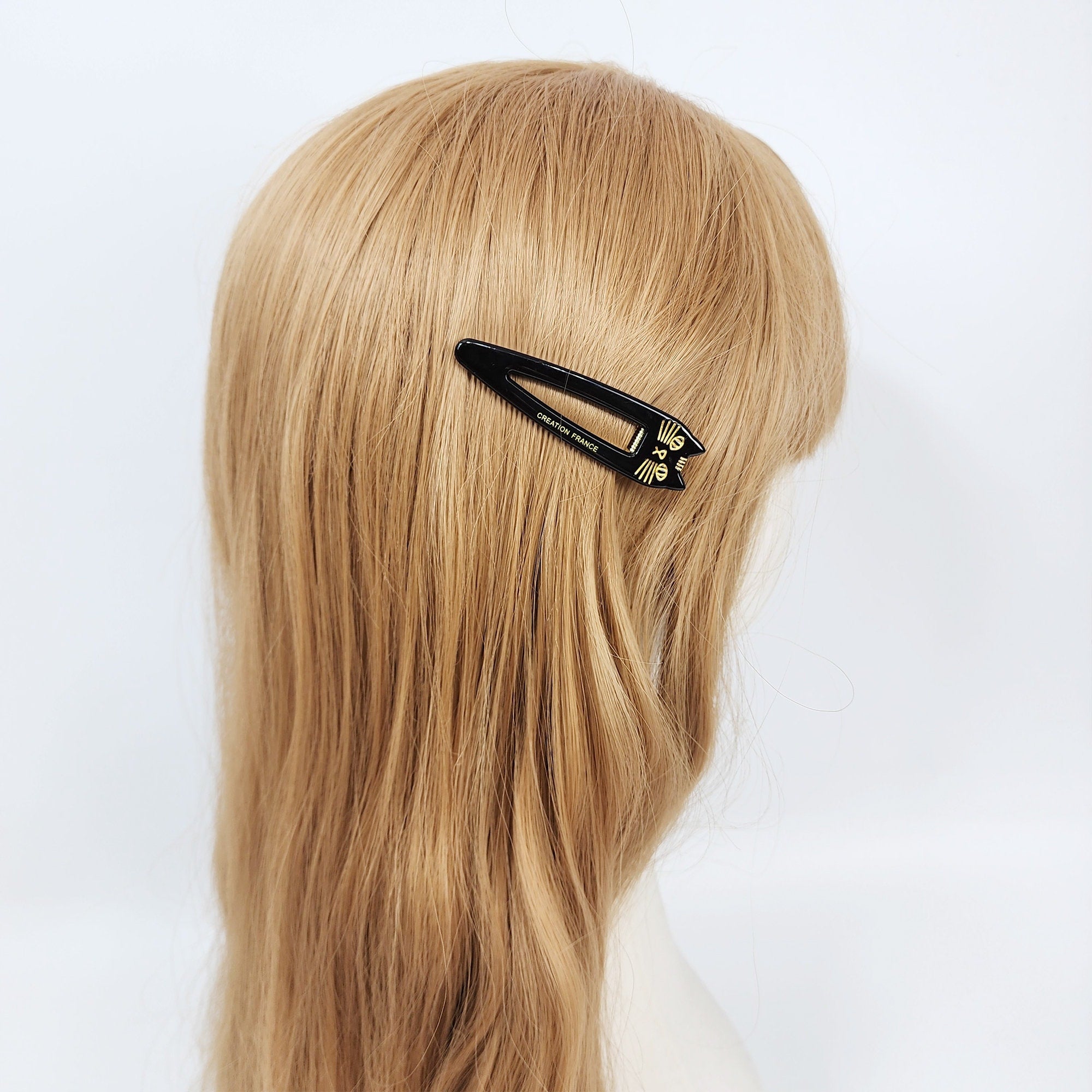 Cute Cat Hair Claw Clip (2.8 Inch) / Cute French Hair Pin / Alligator Hair Clip for Woman / Mini French Barrette for Girls