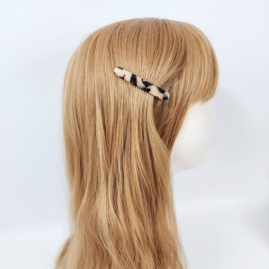 Pure Color Cute Stick Small Hair Claw Clip (2.4 Inch) / Simple French Hair Pin / Alligator Hair Clip for Woman / French Barrette for Girls