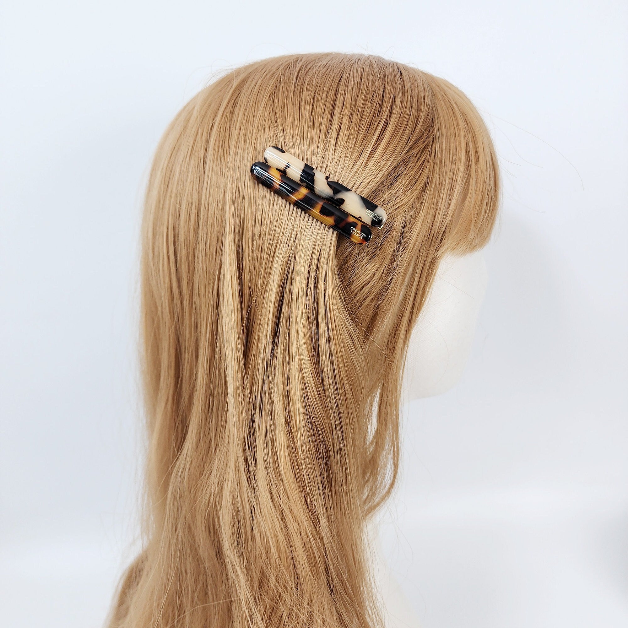 Pure Color Cute Stick Small Hair Claw Clip (2.4 Inch) / Simple French Hair Pin / Alligator Hair Clip for Woman / French Barrette for Girls