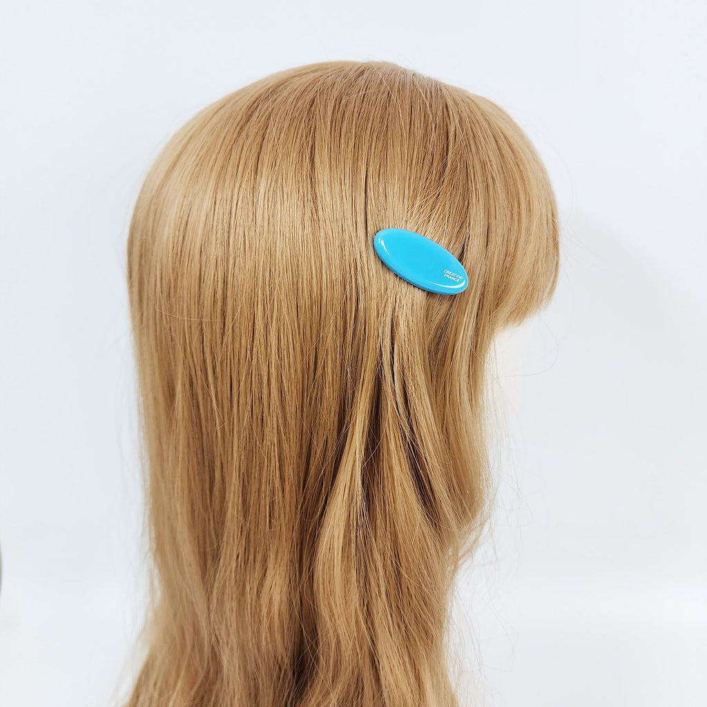 Pure Colore Pebble Mini Hair Claw Clip (1.6 Inch) / Cute French Hair Pin / Alligator Hair Clip for Woman / Mini French Barrette for Girls