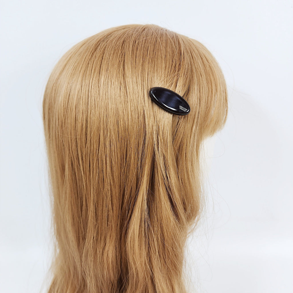 Pure Colore Pebble Mini Hair Claw Clip (1.6 Inch) / Cute French Hair Pin / Alligator Hair Clip for Woman / Mini French Barrette for Girls
