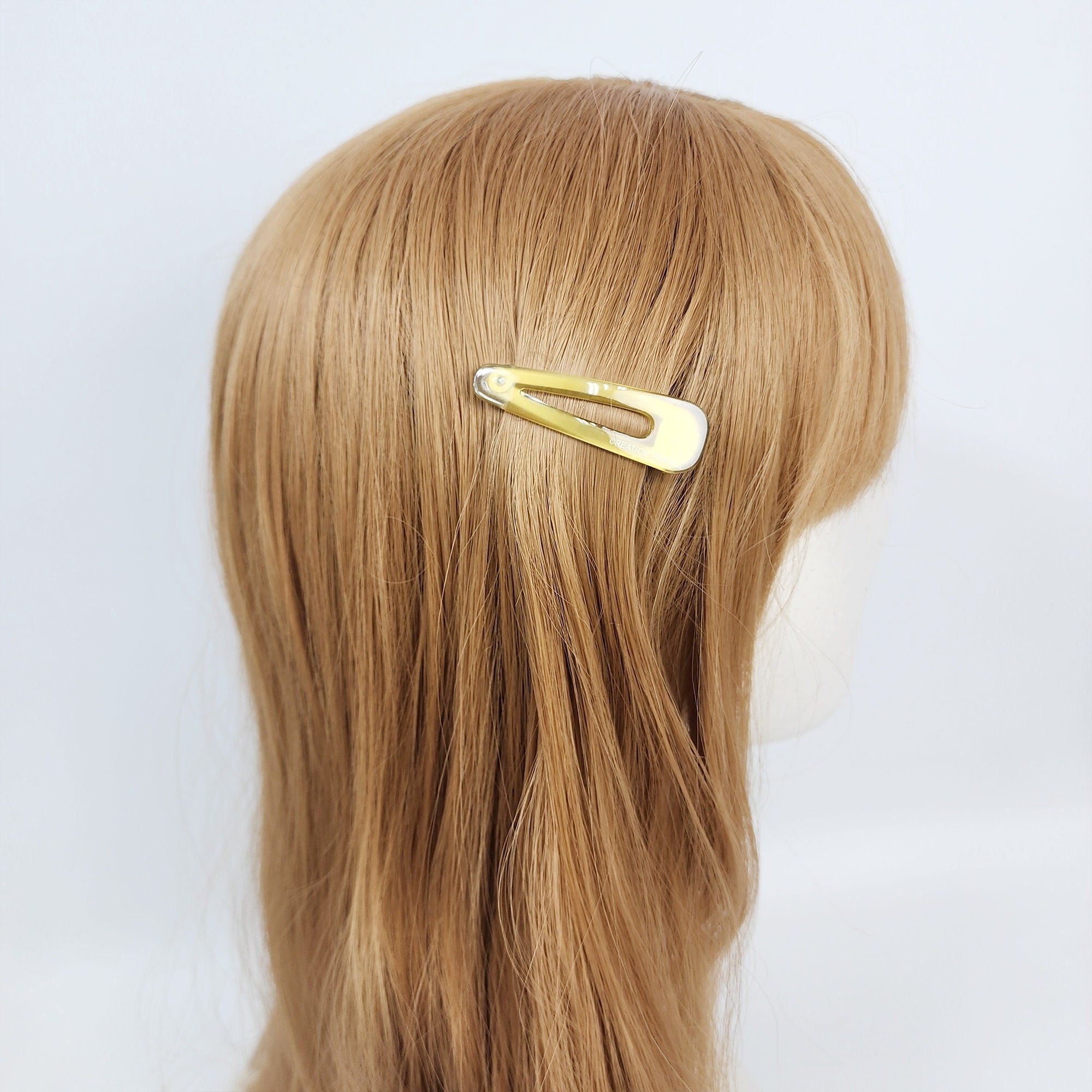 Pure Color Mini Triangle Snap Clip (2.2 Inch) / Tortoise Marble Hairgrip Barrette / French Hair Pin / Tic Tac Hair Clip Pin