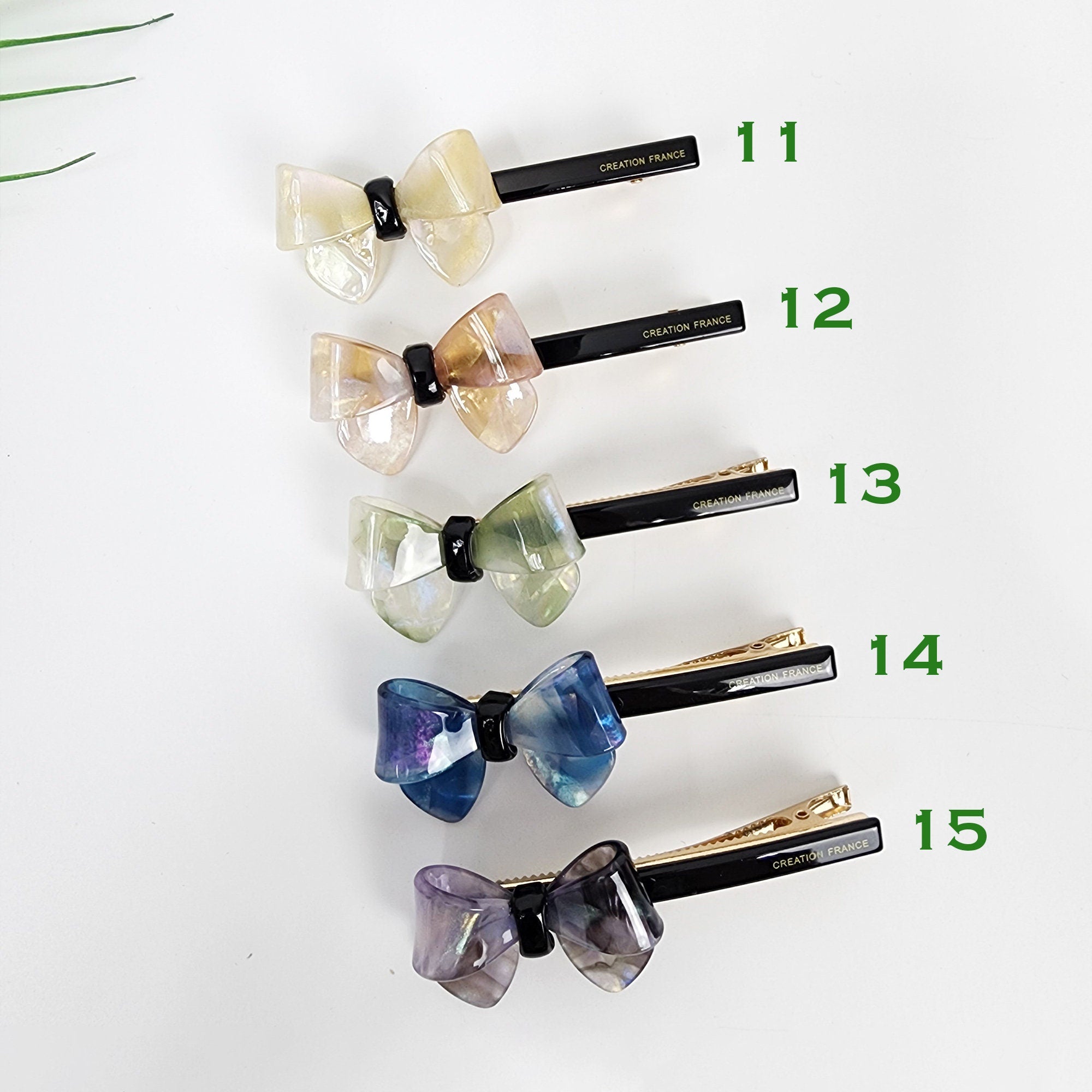 Leopard Bold Ribbon Hair Claw Clip (3.5 Inch) / Tortoise Shell French Hair Pin / Alligator Hair Clip for Woman