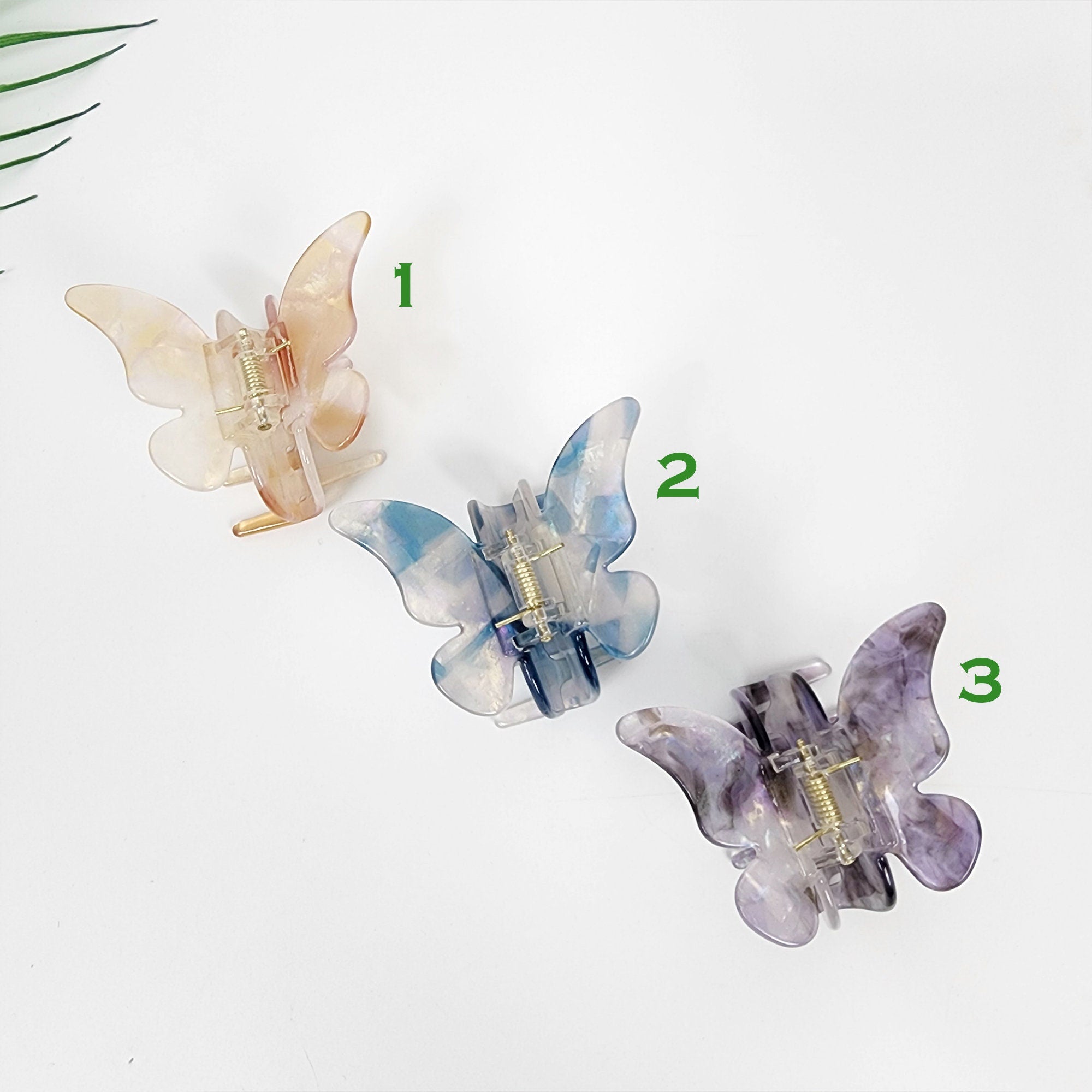 Aurora Fancy Butterfly Hair Clip / Luxurious French Hair Pin / Hair Accessory for Woman