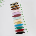 Tortoise Shell Oval Hair Claw Clip (2.8 Inch) / Pastel Color French Hair Pin / Simple Alligator Hair Clip