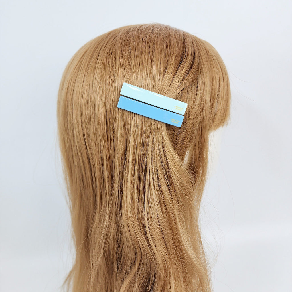 Simple Long Line Hair Claw Clip (2.4 Inch) / Cute French Hair Pin / Alligator Hair Clip for Woman / Mini French Barrette for Girls